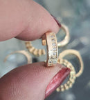 Brinco Piercing Fake Pressão folheado a ouro 18k