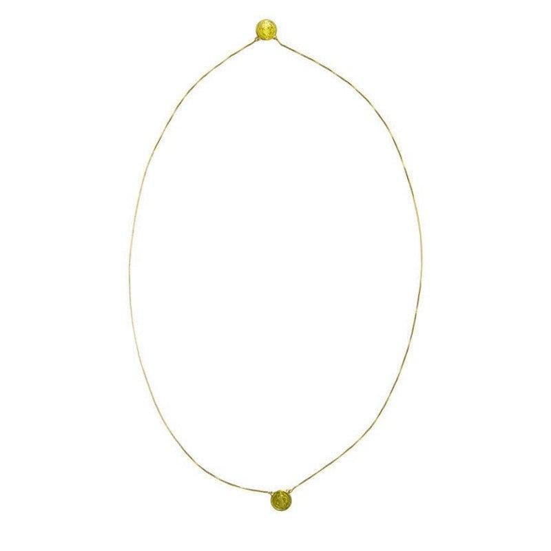 Corrente Escapulario Two São Bento folheado a ouro