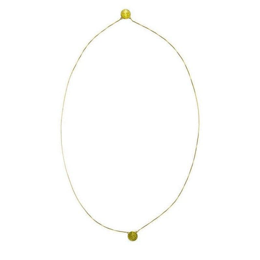 Corrente Escapulario Two São Bento folheado a ouro