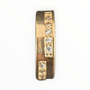 Brinco Piercing Fake Pressão folheado a ouro 18k