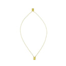 Corrente Escapulario One Nossa Senhora Aparecida folheado a ouro