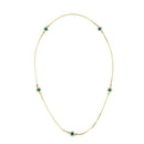 Colar Otavia Two corrente  olho grego folheado a ouro