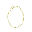 Corrente Amapola One elos folheados a ouro