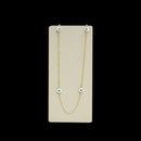 Colar Otavia Two corrente  olho grego folheado a ouro