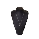 Pingente Pet Dog com corrente folheado a rodio branco