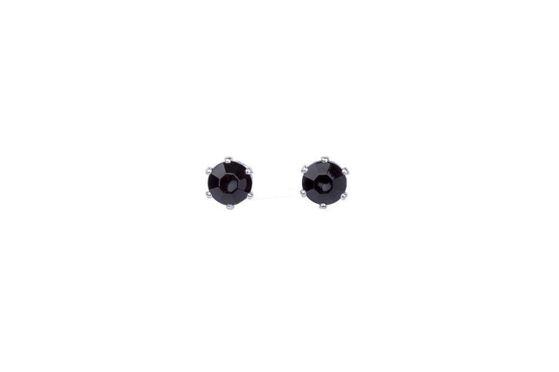 Kit Lonely Two trio brincos zirconias onix folheado a rodio