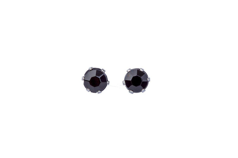 Kit Lonely Two trio brincos zirconias onix folheado a rodio