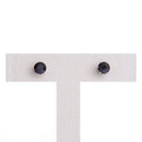 Kit Lonely Two trio brincos zirconias onix folheado a rodio