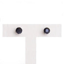 Kit Lonely Two trio brincos zirconias onix folheado a rodio