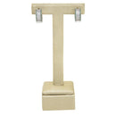 Brinco Emanuely argola microzirconias brancas e esmeraldas folheado a rodio