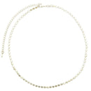 Conjunto Bell colar e brinco folheado a rodio